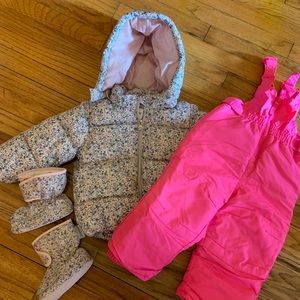 Snow Outfit for 12 months girl